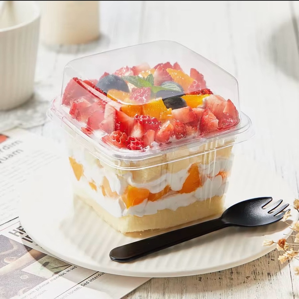 50 Fruit Topped Dessert in Clear Container